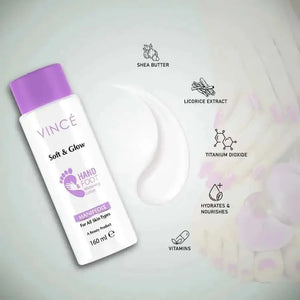 Vince Soft & Glow Hand & Foot Whitening Lotion 160-ml
