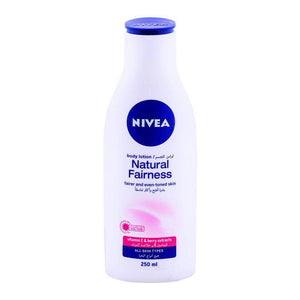 Nivea Natural Fairness Body Lotion, All Skin Types, 250ml