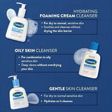 Cetaphil Hydrating Foaming Cream Cleanser, Face Wash For Dry, Normal or Sensitive Skin, 236ml
