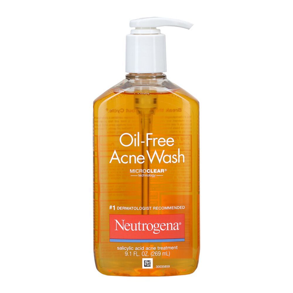 Neutrogena Oil-Free Acne Wash Facial Cleanser,269-ml
