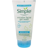 Simple Water Boost Micellar Facial Gel Wash 150-ml