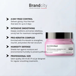 L'Oreal Professionnel Serie Expert Liss Unlimited Mask 250 ML