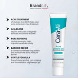 CeraVe Acne Control Gel 2% Salicylic Acid Acne Treatment 40-ml