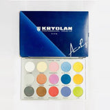 Kryolan Viva Brilliant Color Palette 15 Colors Fr