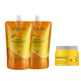 BREMOD KERATIN SILKY STRAIGHT REBOUNDING 800ml*2 500ml*1