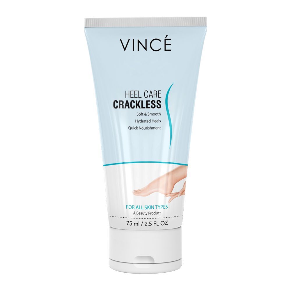Vince Heel Care Crackless Cream, For All Skin Types, 75-ml