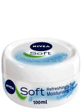 Nivea Soft Cream, Refreshingly Soft Moisturizing Cream, Body Cream, Face Cream, and Ha nd Cream  100-ml