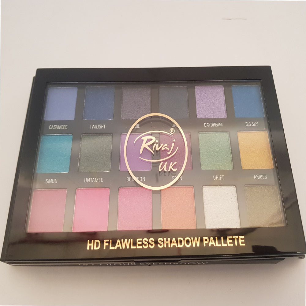 Rivaj UK 18 Colors HD Flawless Eye Shadow Pallete – 5E50Q
