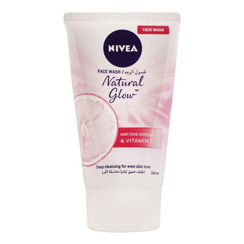 Nivea Natural Glow Even Tone Complex & Vitamin C Face Wash, 100ml