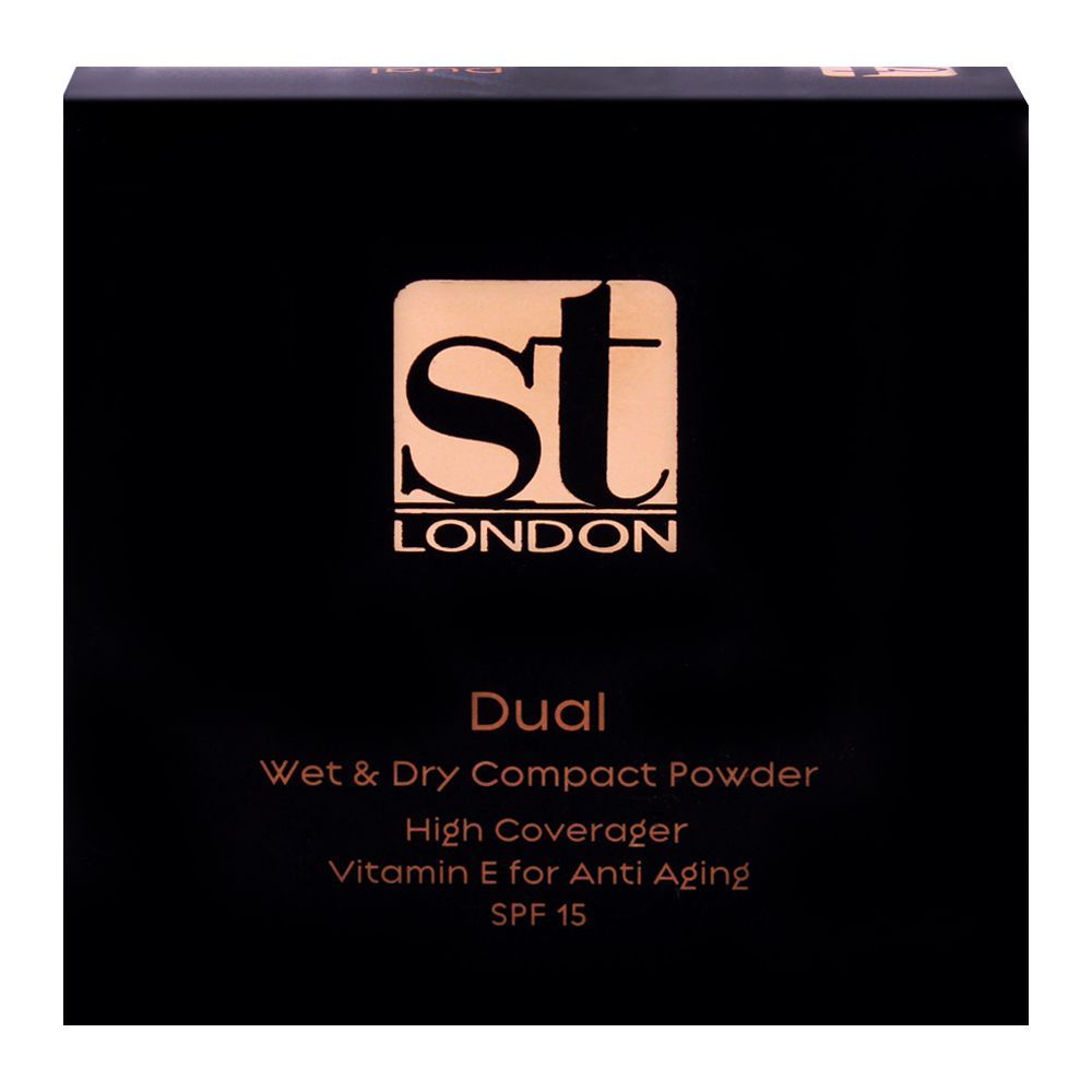 ST London - Dual Wet & Dry Compact Powder - Bisque