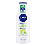 Nivea 48H Aloe & Hydration Body Lotion, With Deep Moisture Serum, Normal To Dry Skin, 250ml