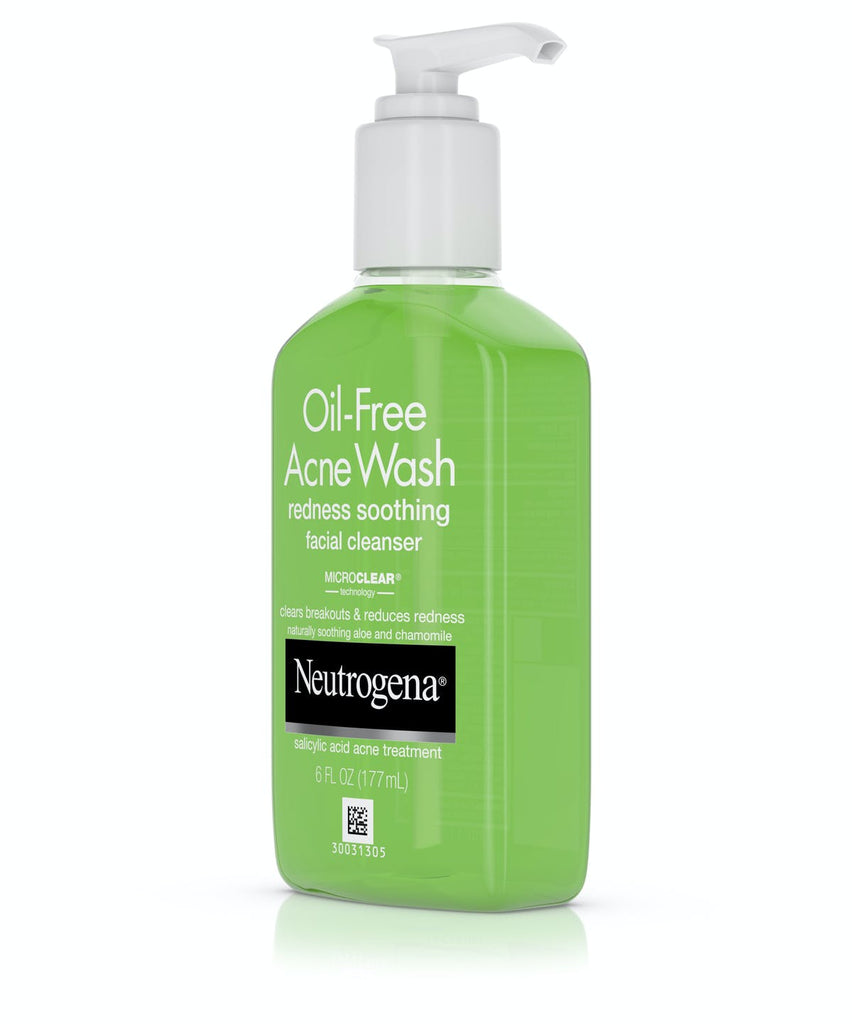 Neutrogena Oil-Free Acne Wash Redness Soothing Facial Cleanser 177ml