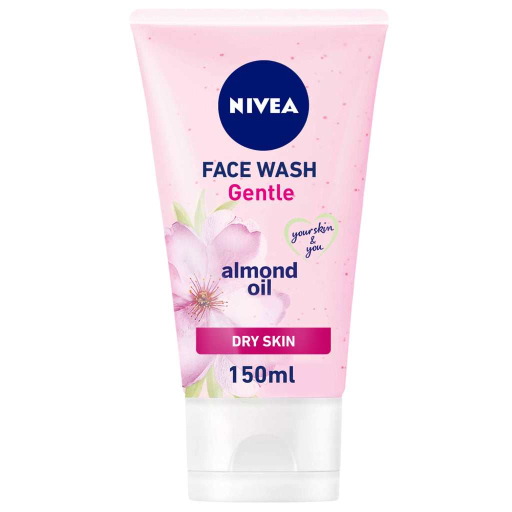 NIVEA Gentle Cleansing Face Wash, Dry Skin, 150ml
