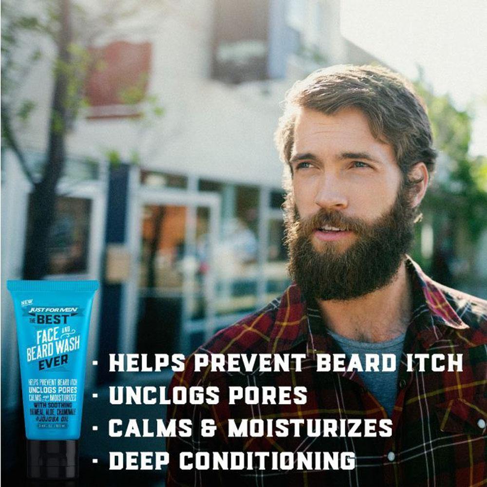 Just For Men - The Best Face & Beard Wash Ever - brandcity.pk